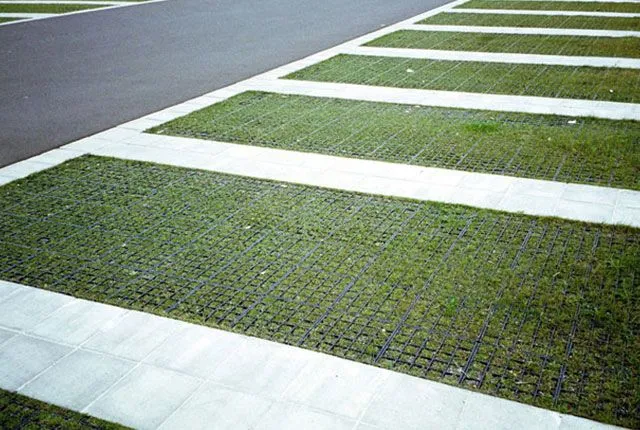 Geokrata na podjazd z trawą