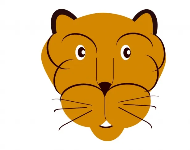 Lew z grzywą dla dzieci