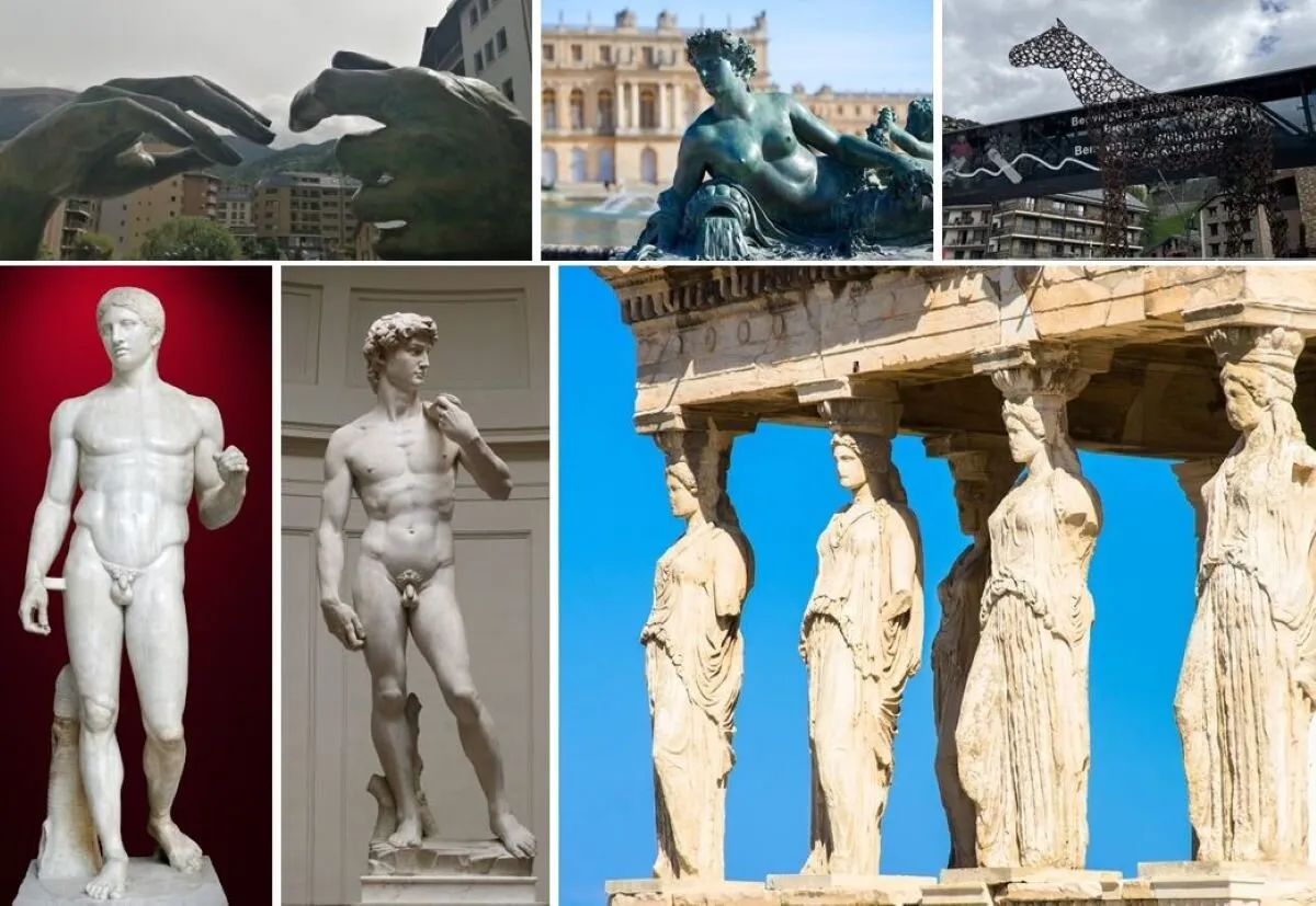 Rodzaje rzeźb ze względu na formę