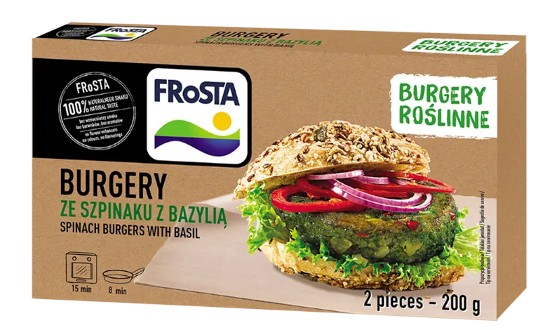 r&oacute;żne rodzaje kotlet&oacute;w roślinnych do burger&oacute;w