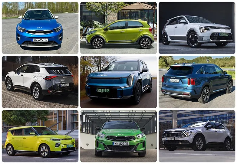 R&oacute;żne segmenty SUV-&oacute;w miejskie kompaktowe rodzinne