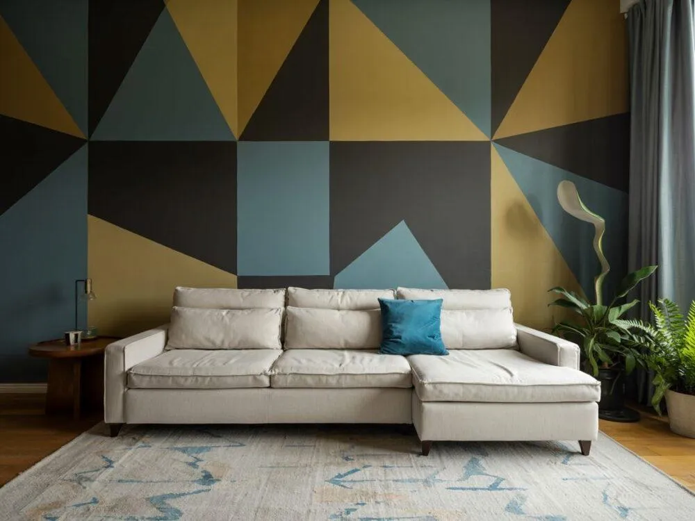 Nowoczesne wnętrza malowane farbami
