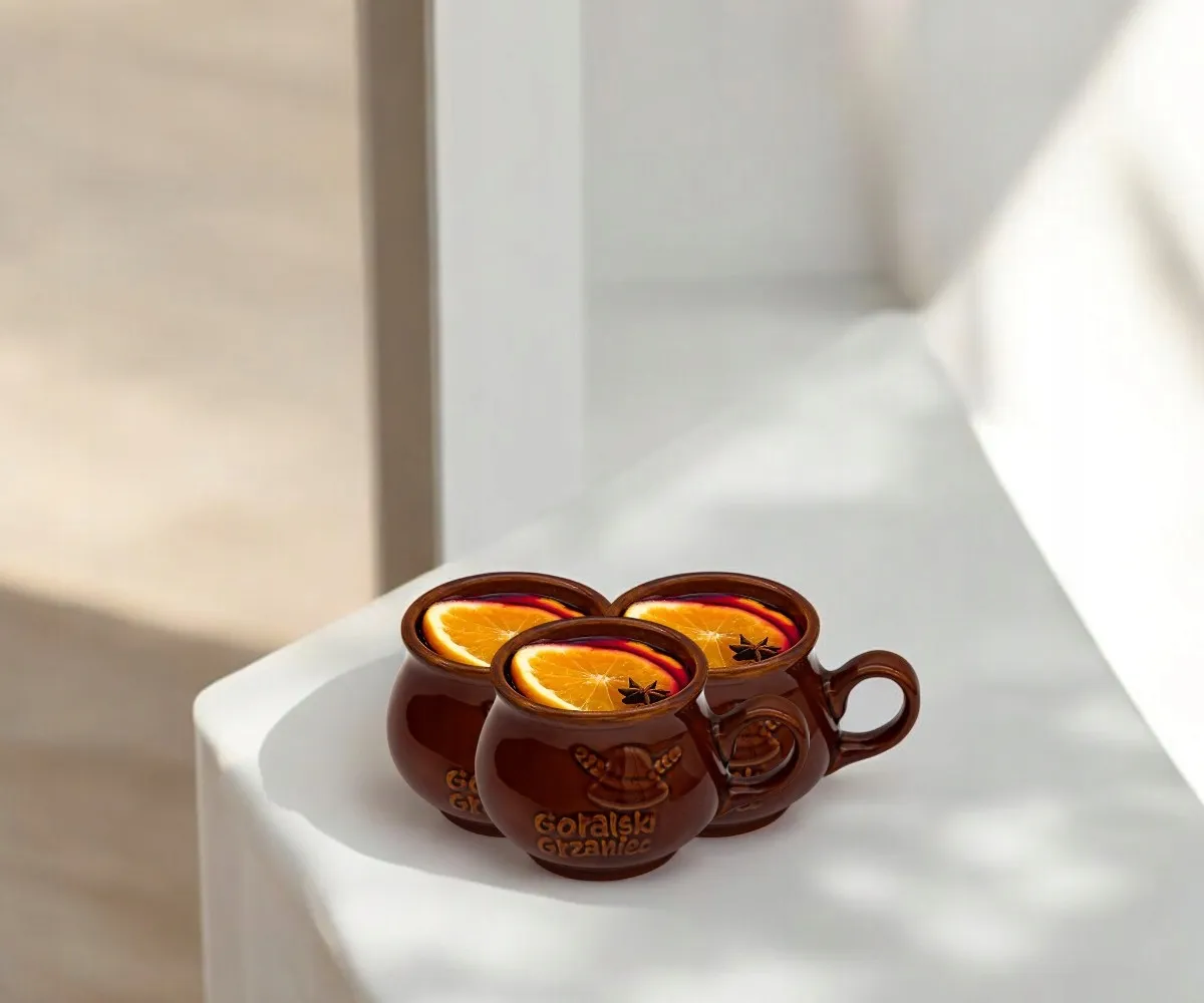 kubki do grzańca miodowego gliniane szklane