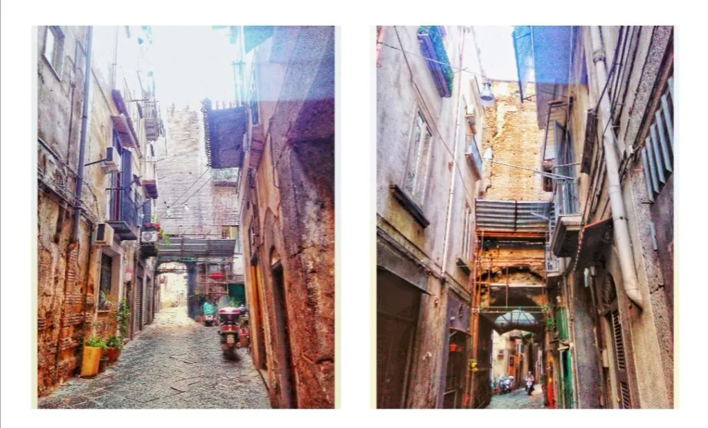 Neapol Centro Storico wąskie uliczki