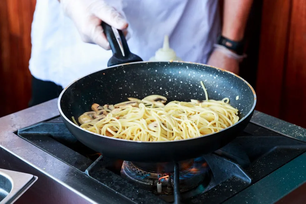 Pasta r&aacute;pida en una sart&eacute;n para cena entre semana