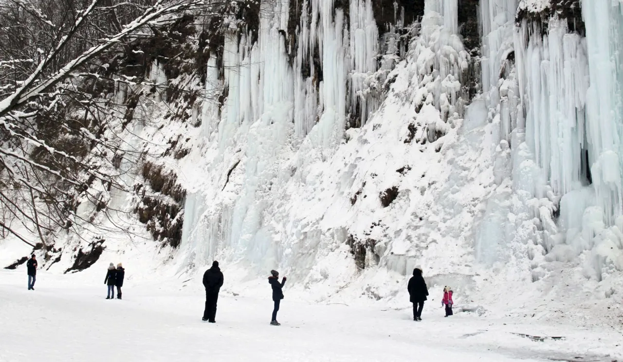 Rudawka Rymanowska lodospady