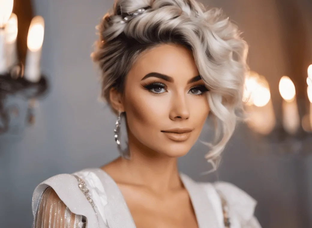 Włoskie fryzury i makijaż na imprezę