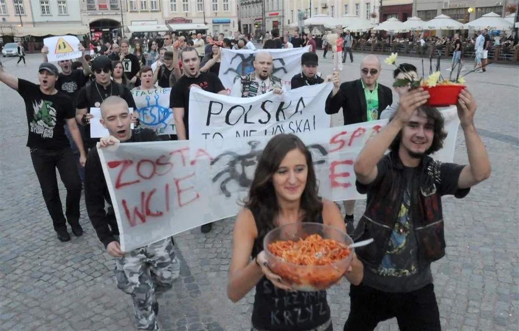 Pastafarianie w Polsce protest