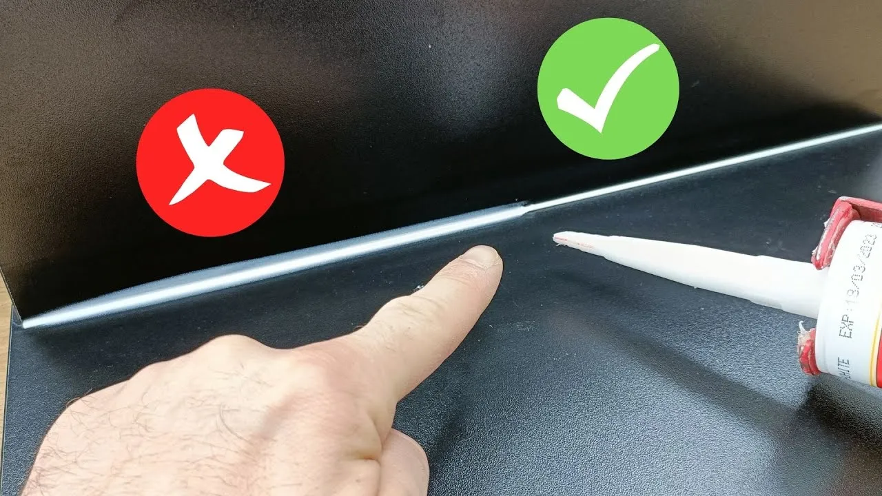 Jak przyciąć końc&oacute;wkę aplikatora silikonu kąt 45 stopni