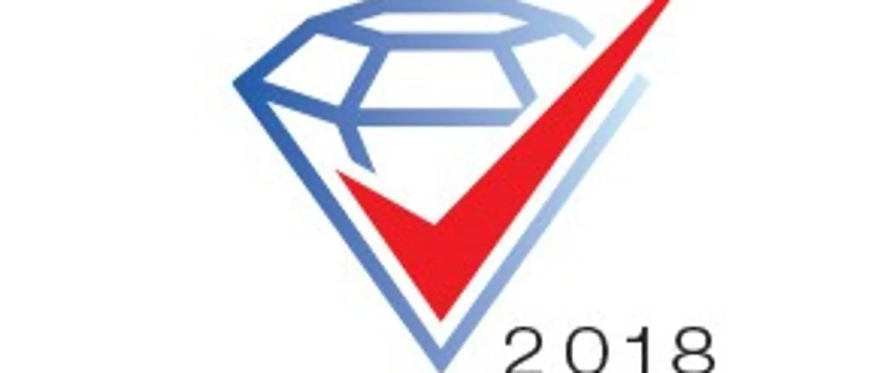 Odznaka Lider wśr&oacute;d fan&oacute;w Facebook diament