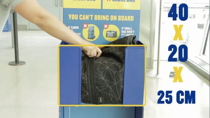 Ryanair misuratore bagaglio a mano