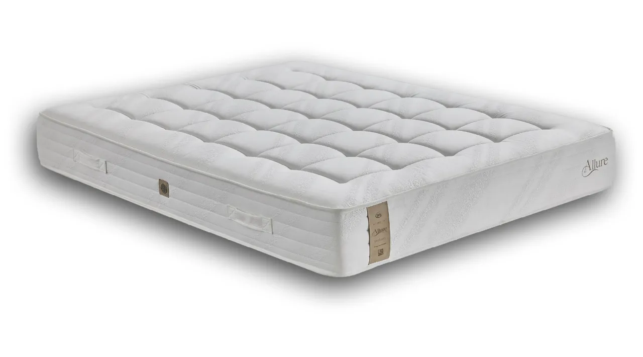 Przekrój materaca hybrydowego