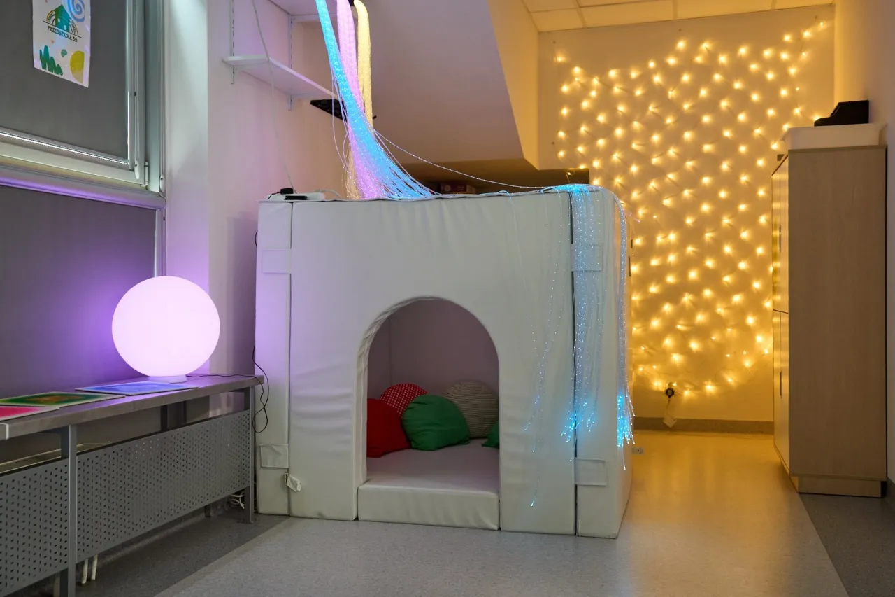 Sala do terapii integracji sensorycznej we Wrocławiu
