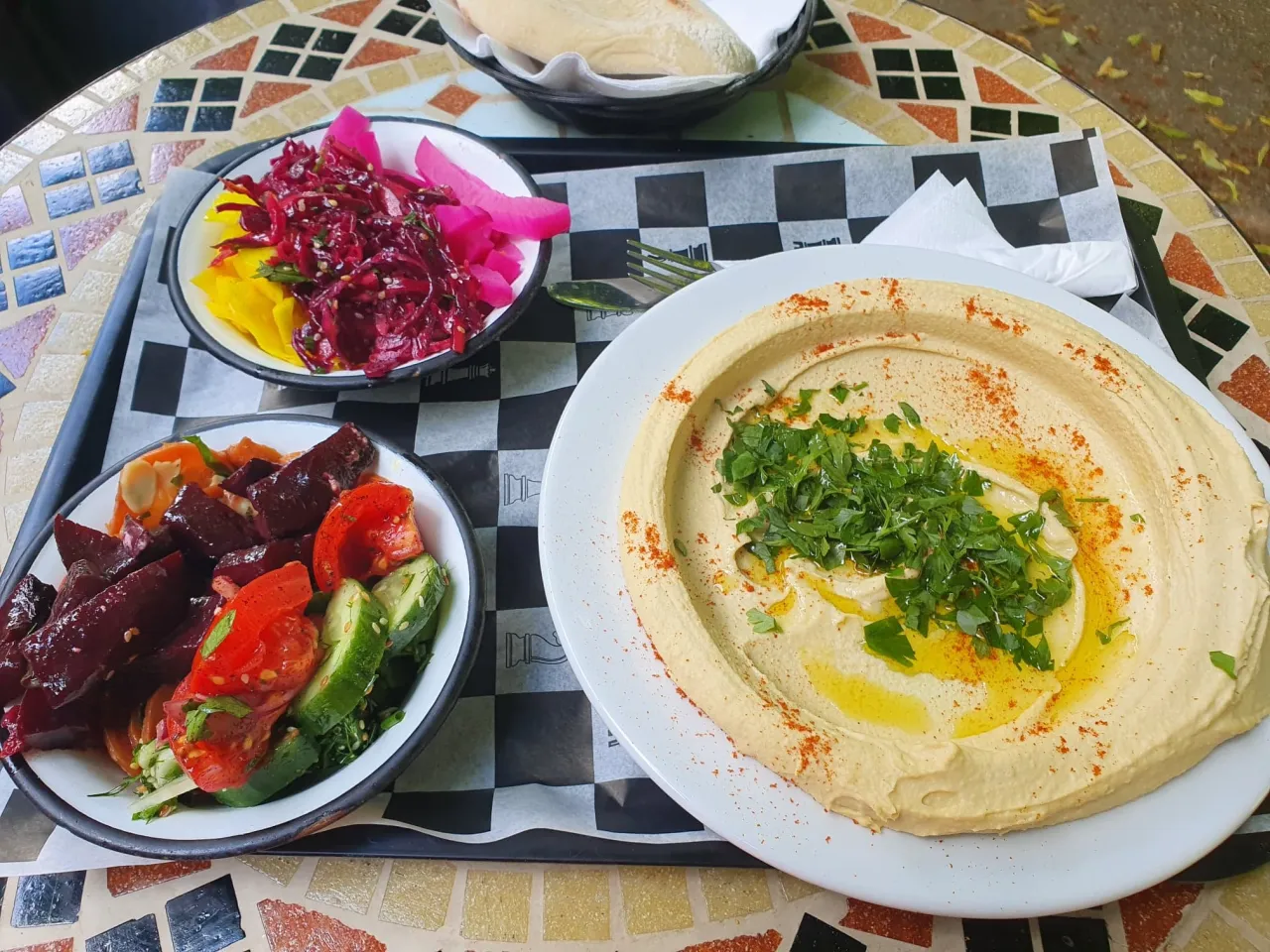 Hummus mezze kuchnia izraelska