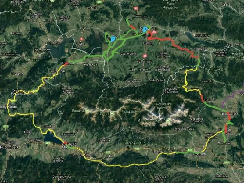 Zdjęcie Najlepsze trasy rowerowe w Nowym Targu z mapą i opisami szlaków
