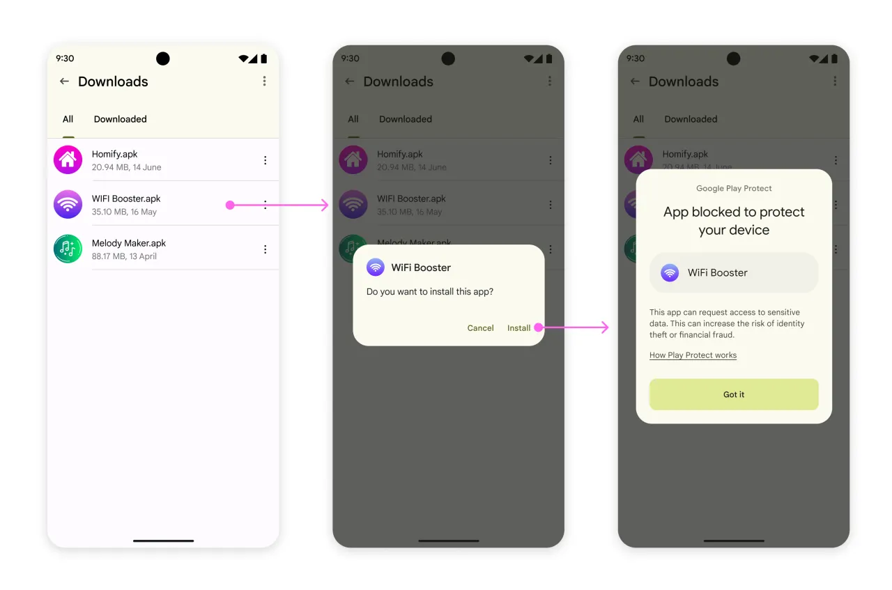 Google Play Protect Screenshot
