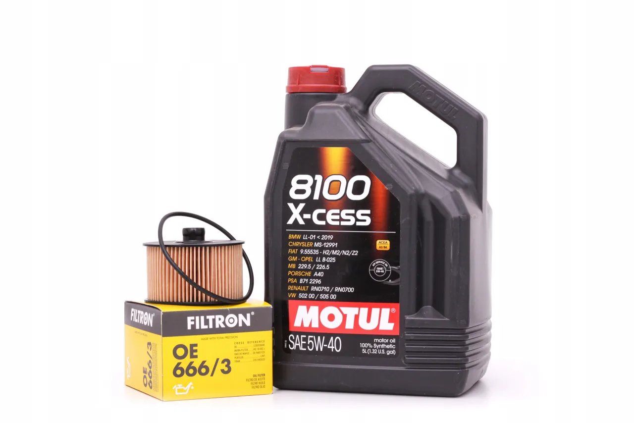 Motul 8100 X-cess 5W-40 opakowanie