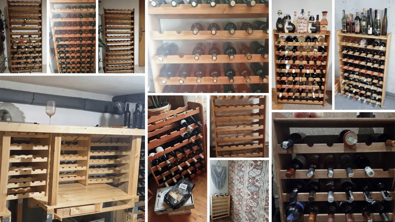 Regały na napoje DIY