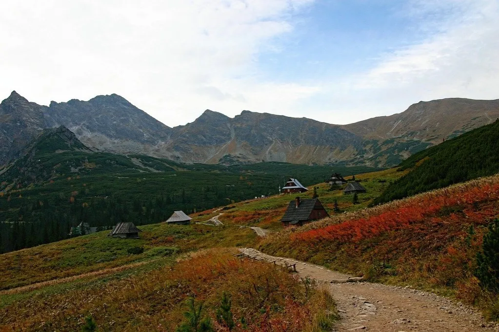 Mniej znane szlaki Tatry Zachodnie jesienią
