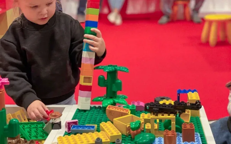 Wystawa LEGO Gdańsk Fun Park dzieci budowanie