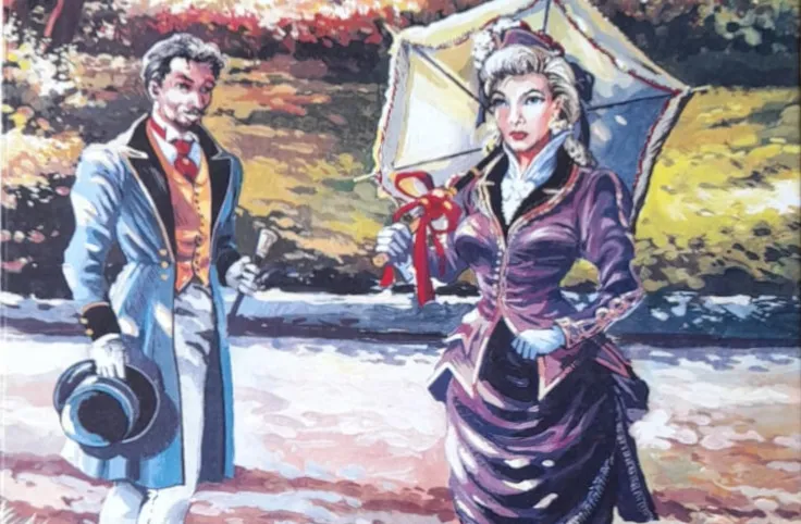 Stanisław Wokulski i Izabela Łęcka ilustracja