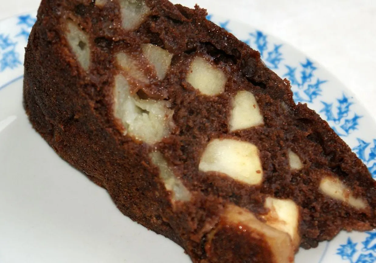 składniki na ciasto murzynek z jabłkami