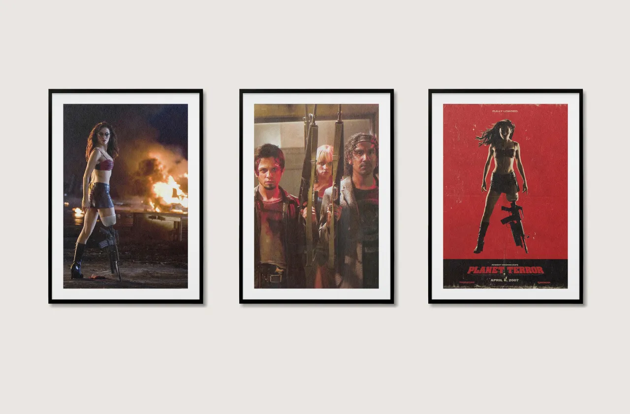 Robert Rodriguez filmy plakaty kolaż