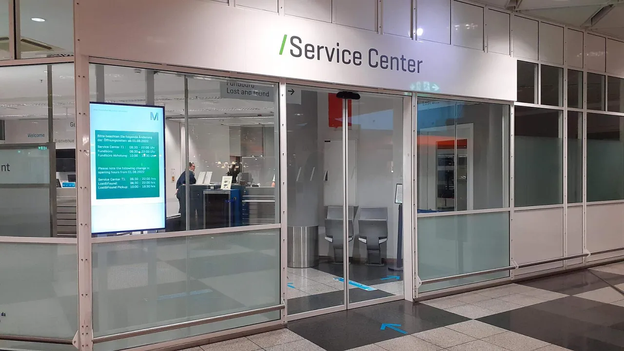 Flughafen M&uuml;nchen Fundb&uuml;ro