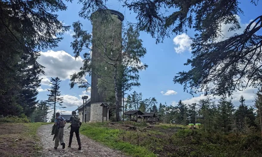 zielony szlak Borówkowa Góra Lądek-Zdrój