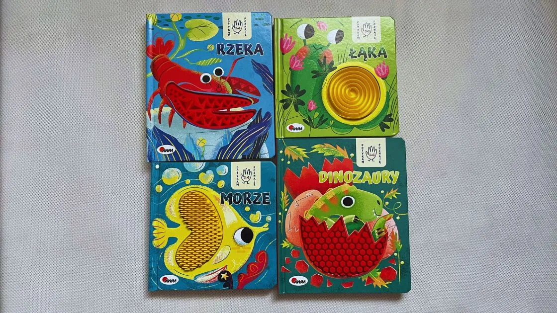 książki sensoryczne dla dzieci w różnym wieku