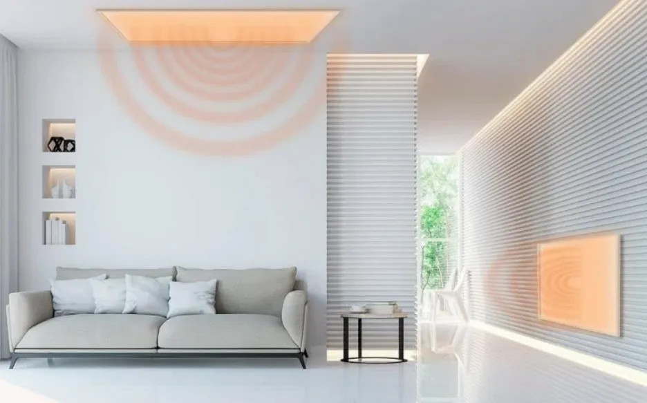 panele na podczerwień w mieszkaniu