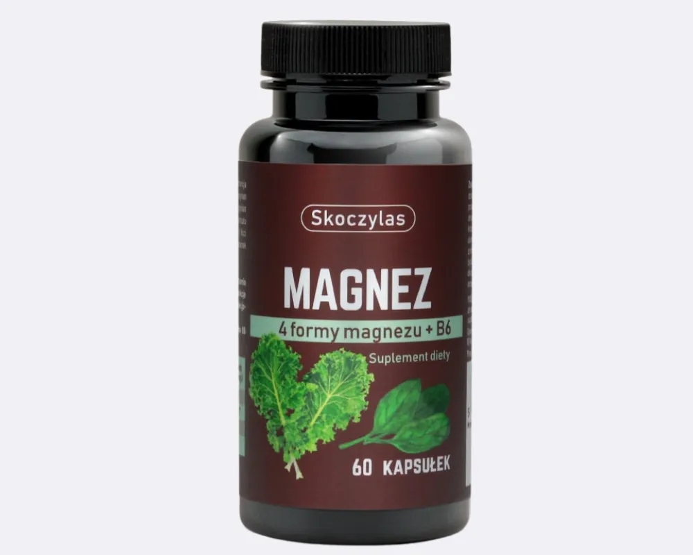 różne formy suplementów magnezu, opakowania magnezu