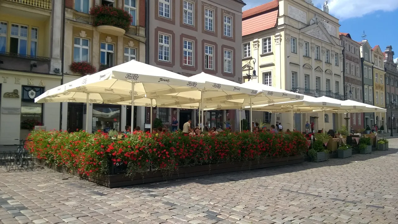 Ogródek piwny Poznań lato