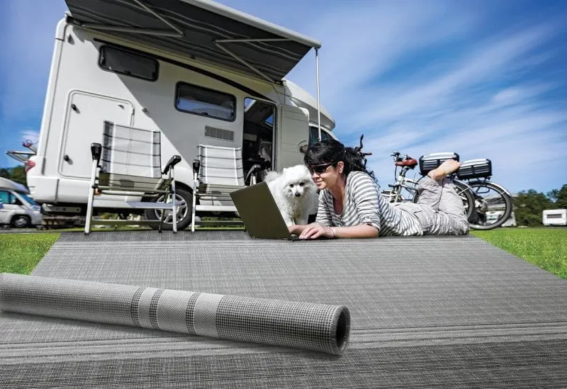 meble kempingowe, markiza kamper, mata pod markizę