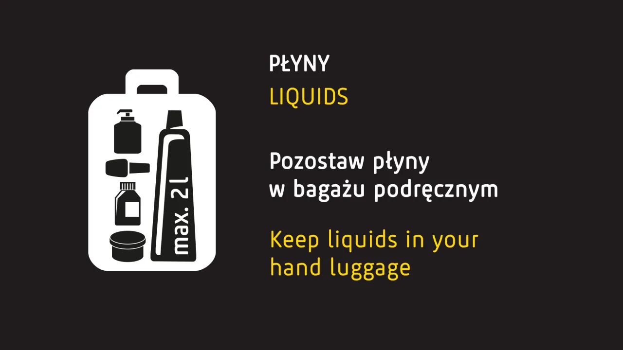 Płyny w bagażu podręcznym zasady 100 ml