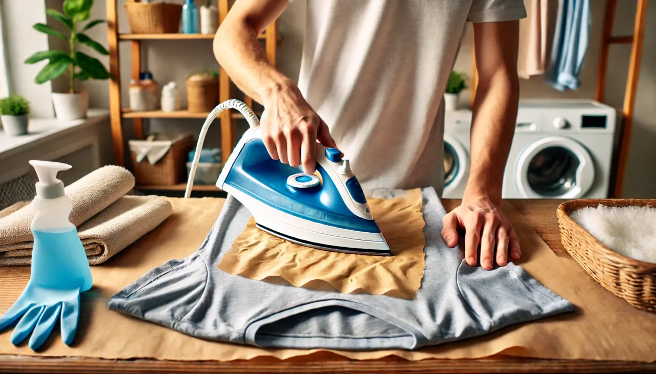 kobieta zepsula ubranie probujac usunac plame