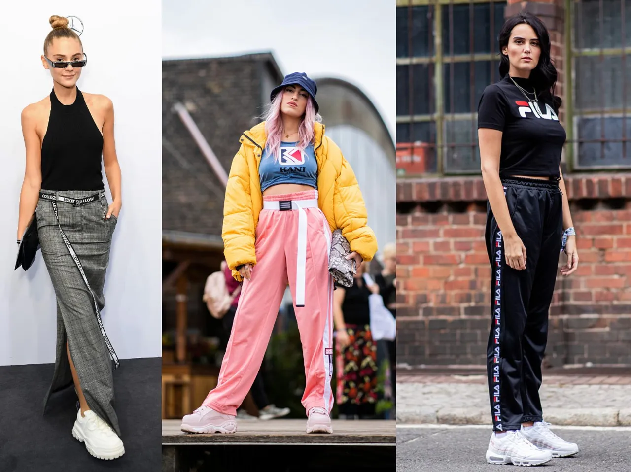 90er Jahre Mode Frauen Styling Inspiration