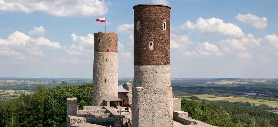 Zamek Królewski w Chęcinach panorama