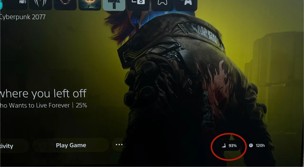 Cyberpunk 2077 installation progress bar