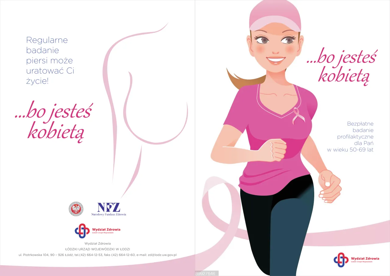 Kobieta badająca pierś, symbol mitu o bólu