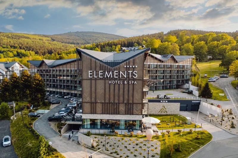 Elements Hotel & Spa Świeradów-Zdrój widok z lotu ptaka