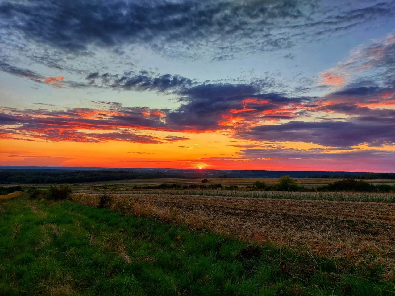 Góry Świętokrzyskie widok ogólny