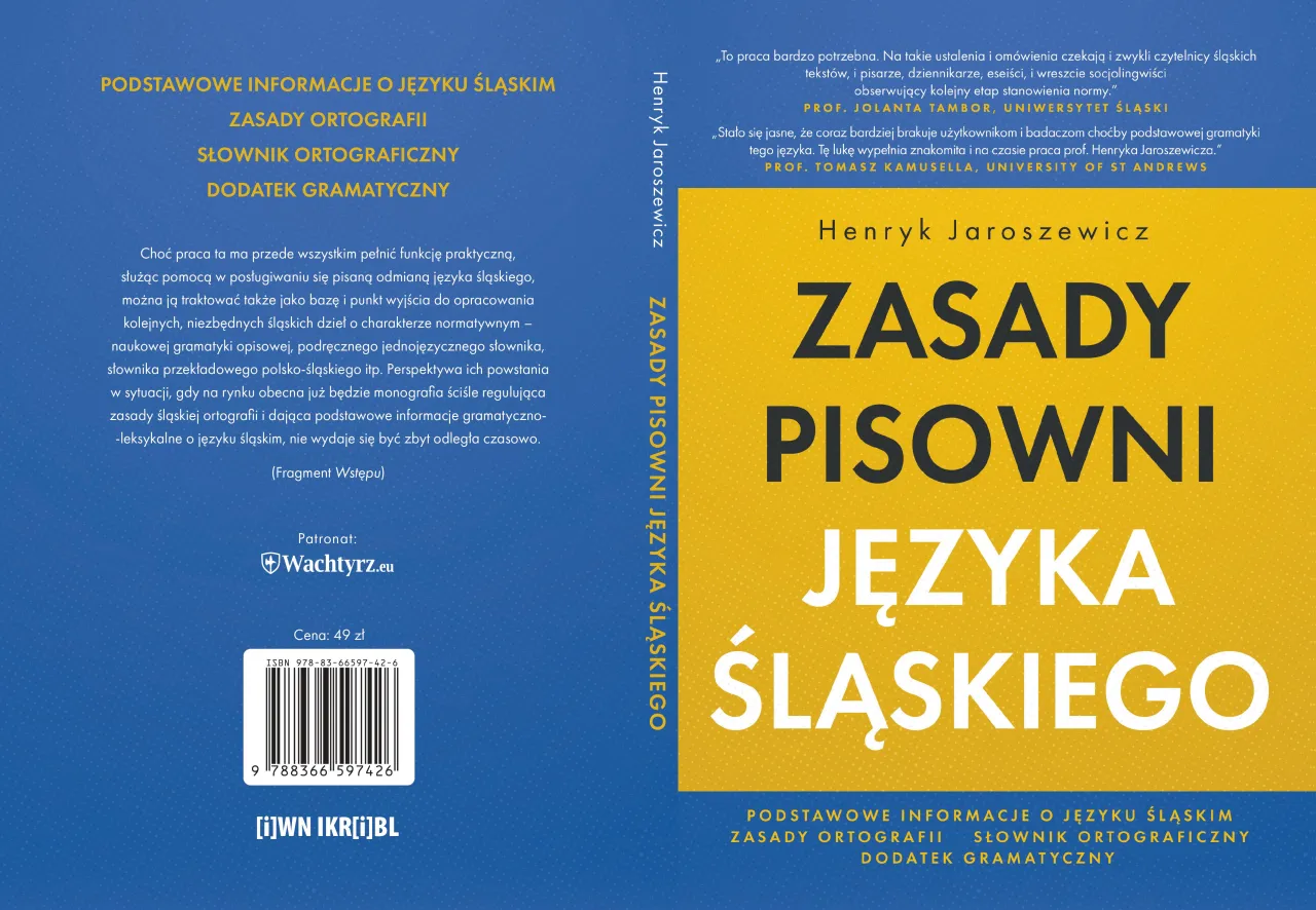 Polska ortografia zasady pisowni na tle otwartej książki