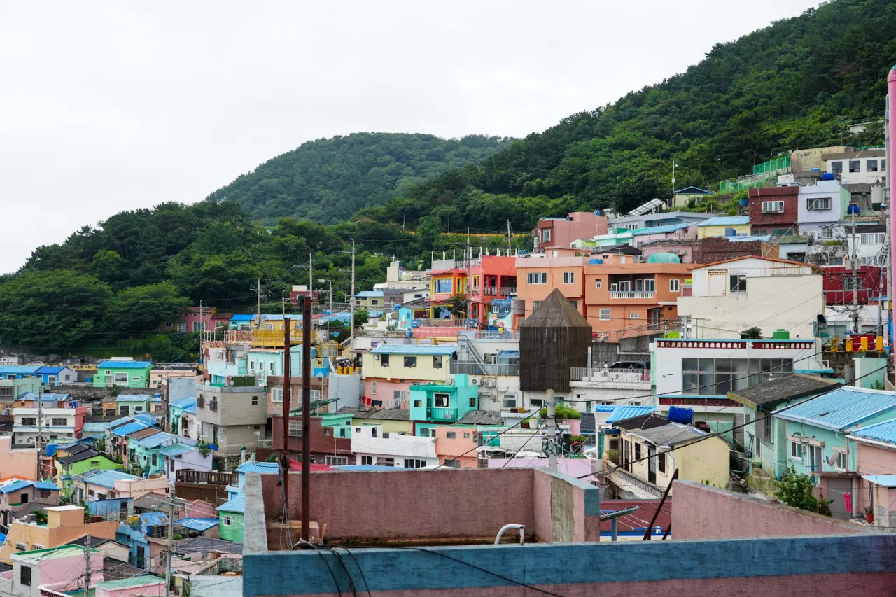 Kolorowa wioska Gamcheon Busan