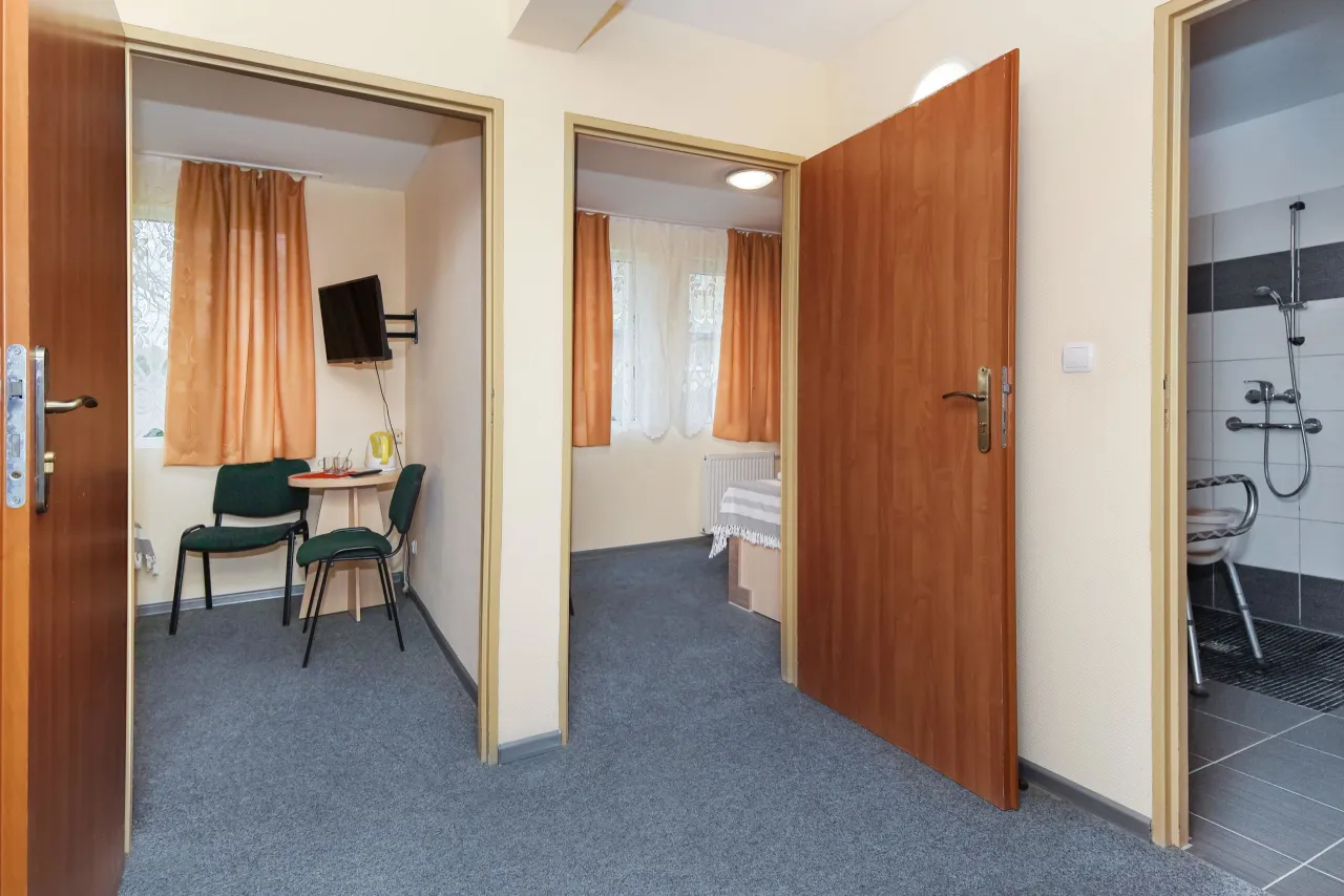 schemat pokoju studio sanatorium