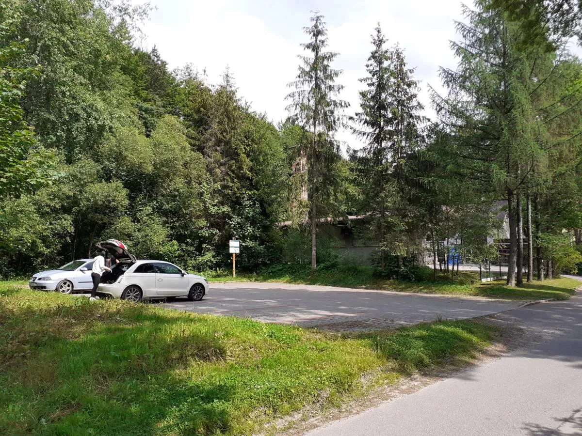 Parking Wisła Czarne zapora Czerniańska