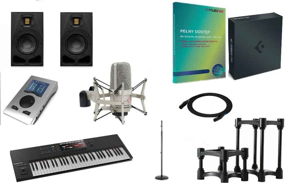 podstawowy sprzęt do produkcji muzyki elektronicznej