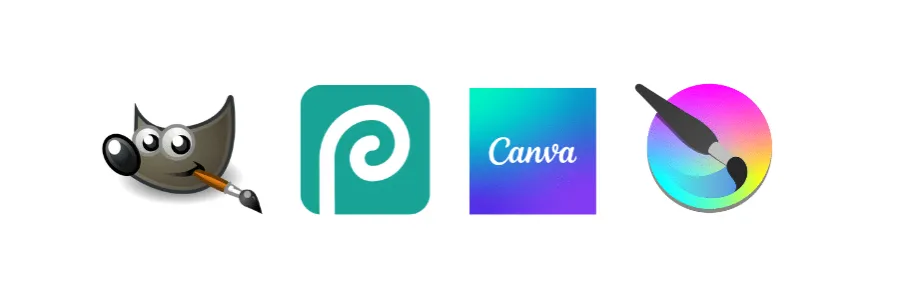 Darmowe alternatywy Photoshop GIMP Photopea Krita Canva