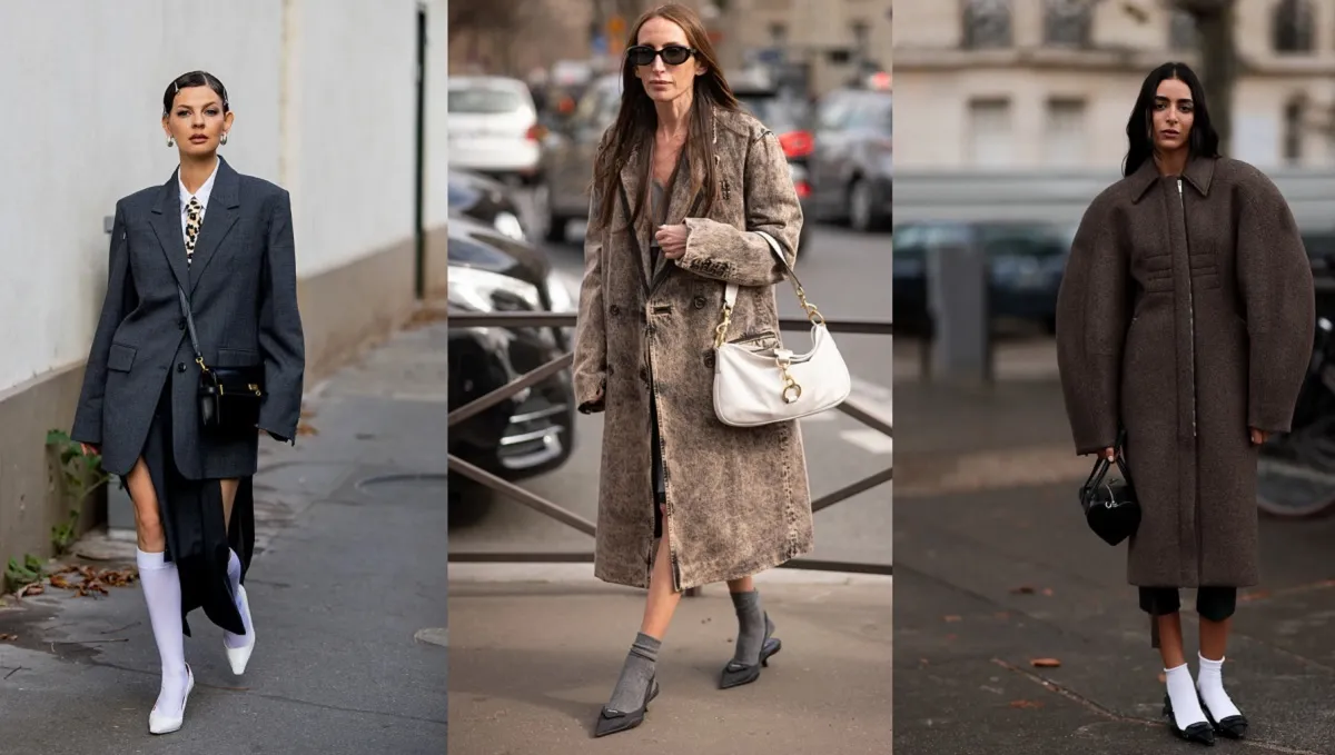 długie skarpetki do sp&oacute;dnicy i sukienki