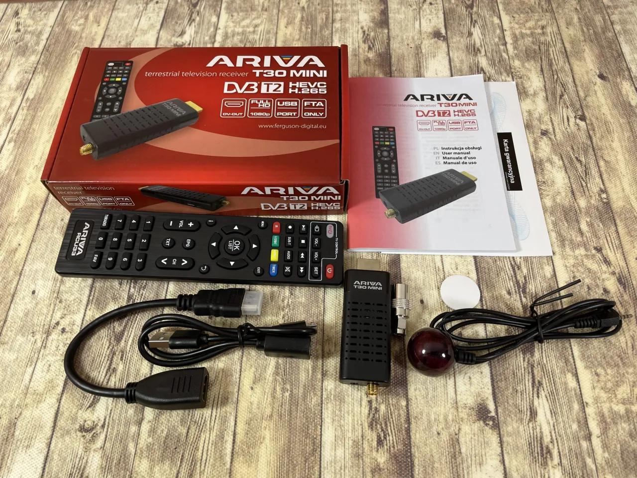 Ferguson Ariva T30 funkcje multimedialne